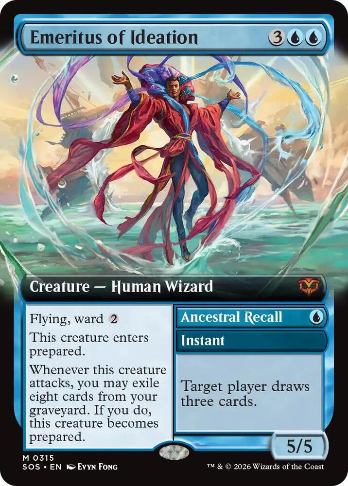 CardboardCrack - Emeritus of Ideation (Extended Art) - Secrets of Strixhaven (SOS) - FOIL