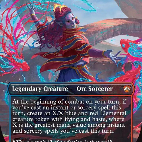 CardboardCrack - Rootha, Mastering the Moment (Borderless) - Commander: Secrets of Strixhaven (SOC)