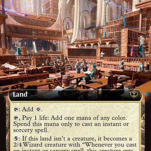 CardboardCrack - Great Hall of the Biblioplex (Extended Art) - Secrets of Strixhaven (SOS) - FOIL