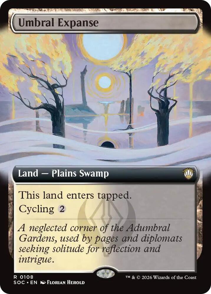 CardboardCrack - Umbral Expanse (Extended Art) - Commander: Secrets of Strixhaven (SOC)