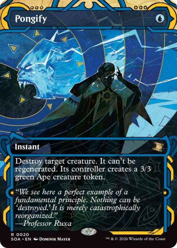 CardboardCrack - Pongify - Secrets of Strixhaven: Mystical Archive (SOA) - FOIL