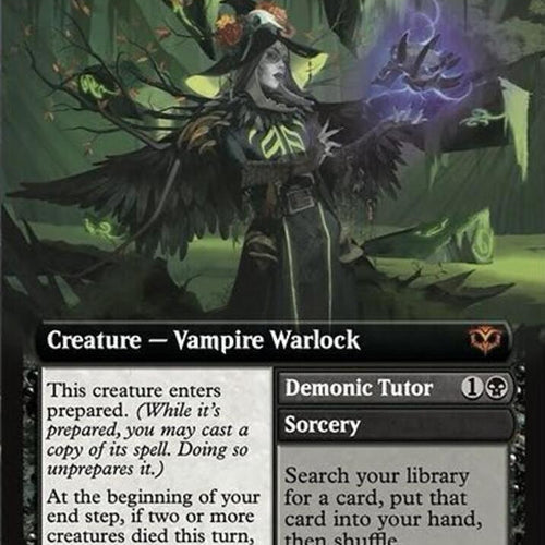 CardboardCrack - Emeritus of Woe (Extended Art) - Secrets of Strixhaven (SOS)