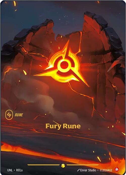CardboardCrack - Fury Rune (Alternate Art) - Unleashed (UNL)
