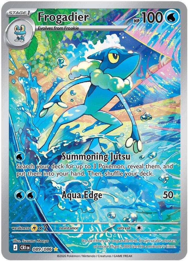 CardboardCrack - Frogadier - 089/086 - ME04: Chaos Rising (CRI)