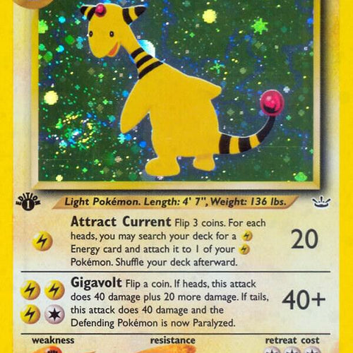 CardboardCrack - Ampharos - Neo Revelation (N3) 1st Edition Holo