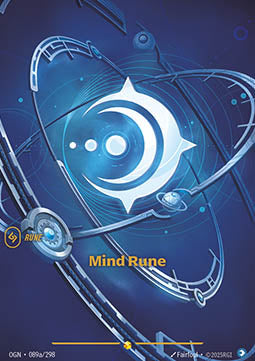 CardboardCrack - Mind Rune - Riftbound Organized Play Promotional Cards (OPP)