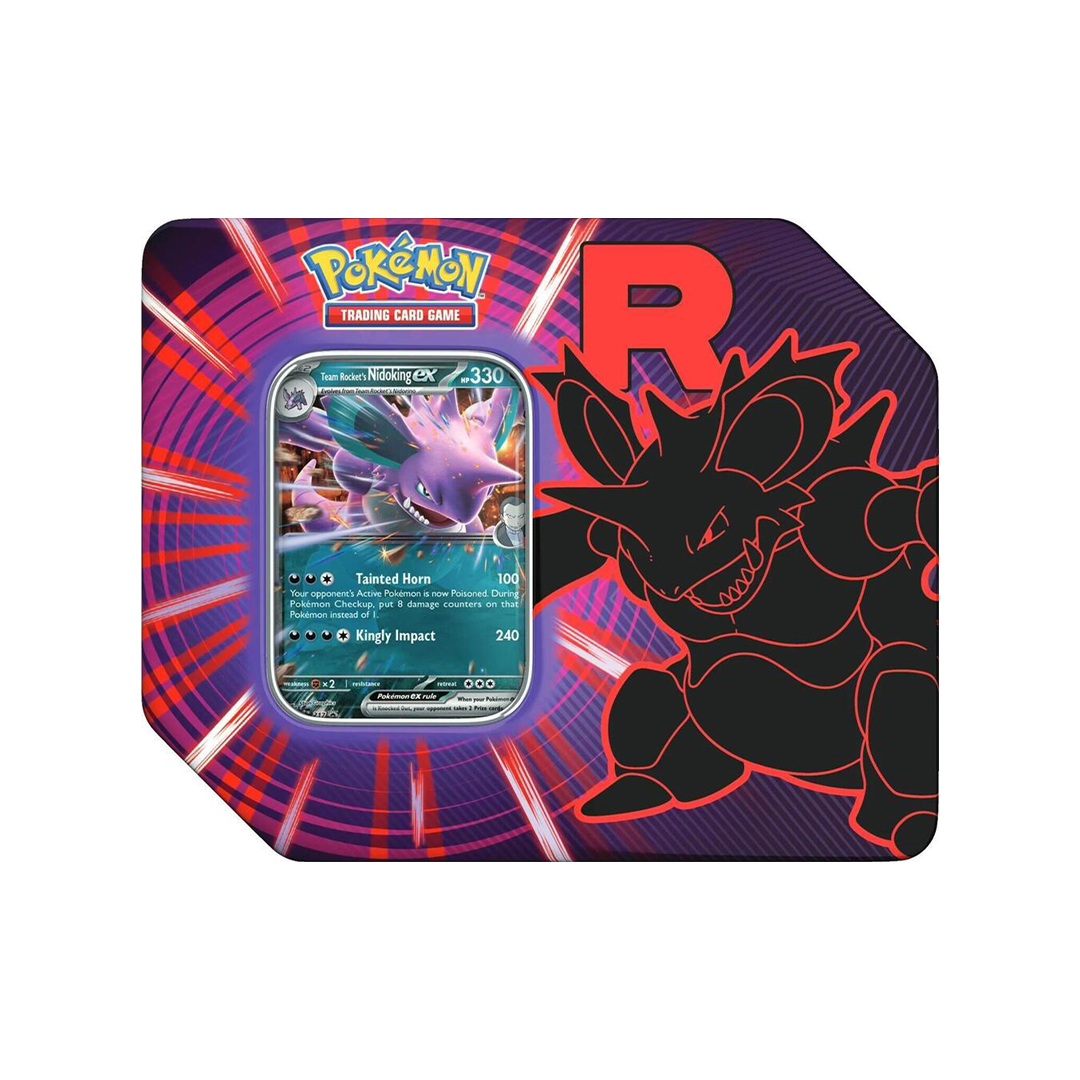 CardboardCrack - Pokémon Team Rocket Tin: Nidoking ex