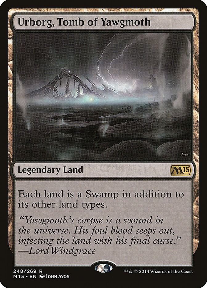 CardboardCrack - Urborg, Tomb of Yawgmoth - Magic 2015 (M15) - FOIL
