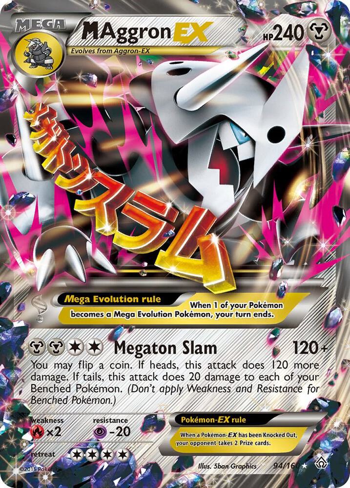 CardboardCrack - M Aggron EX - XY - Primal Clash (PRC)
