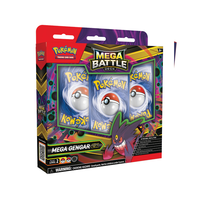 CardboardCrack - Pokemon TCG: Mega Battle Deck Case (Mega Gengar ex or Mega Diancie ex)