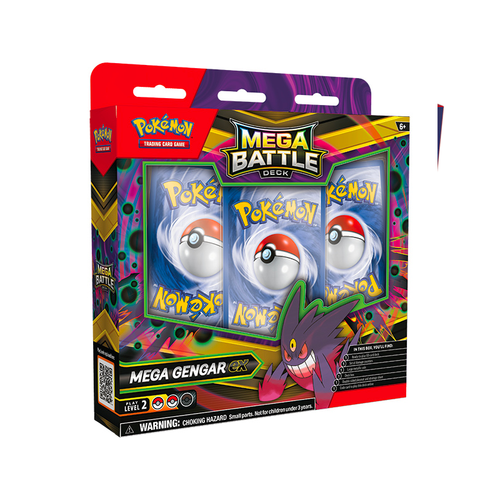 CardboardCrack - Pokemon TCG: Mega Battle Deck Case (Mega Gengar ex or Mega Diancie ex)