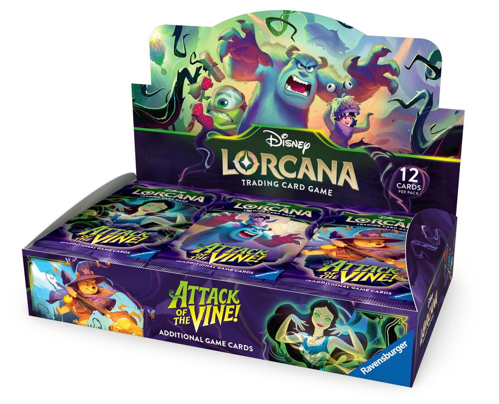 CardboardCrack - Disney Lorcana: Attack of the Vine! Booster Box *PREORDER*
