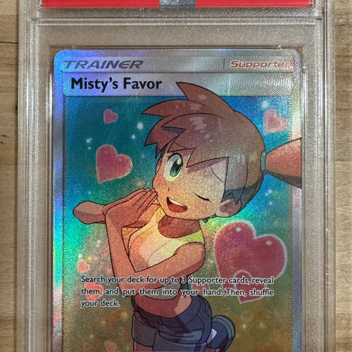 CardboardCrack - Misty’s Favor (Full Art) - SM Unified Minds 235/236 - PSA 10