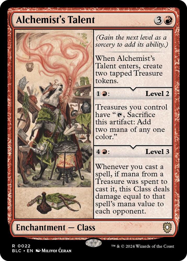 CardboardCrack - Alchemist's Talent - Commander: Bloomburrow (BLC)