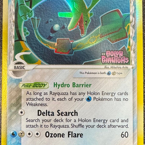 CardboardCrack - Rayquaza - 016/110 (Delta Species) - Holon Phantoms (HP) - Stamped Reverse Holo