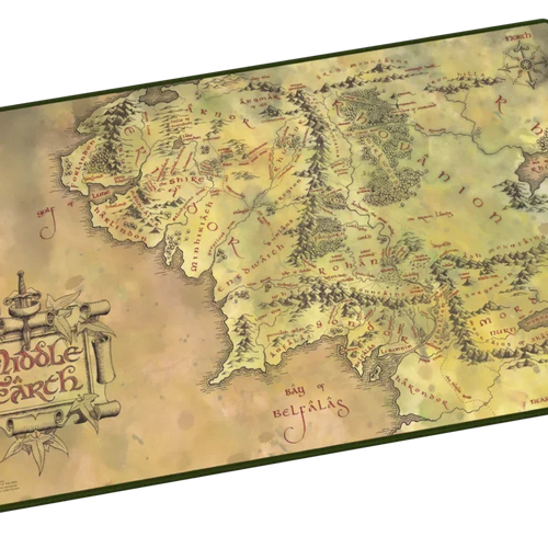 CardboardCrack - Playmat: Lord of the Rings- Places of Middle Earth
