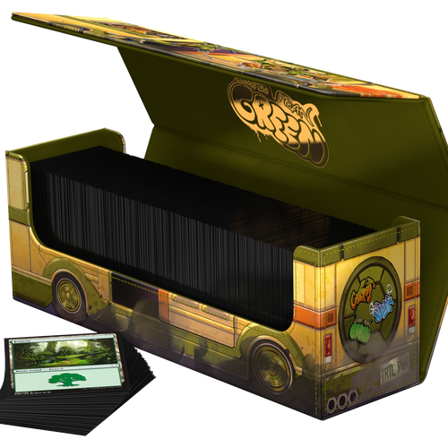 CardboardCrack - Arkhive 400+ Standard Size Xenoskin MTG- Teenage Mutant Ninja Turtles- Turtles Van