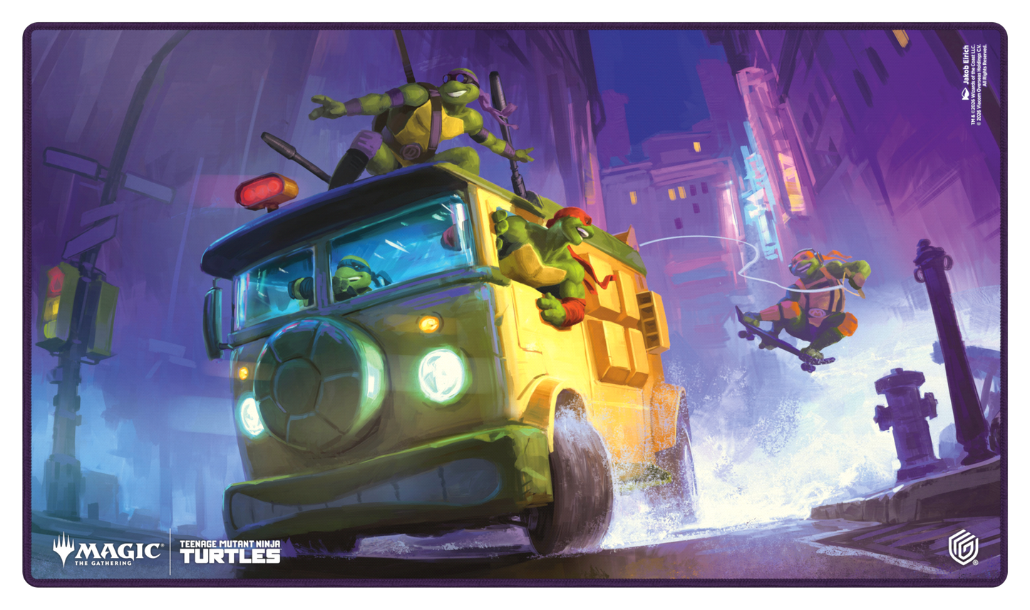 CardboardCrack - Playmat: MTG- Teenage Mutant Ninja Turtles (various artwork)