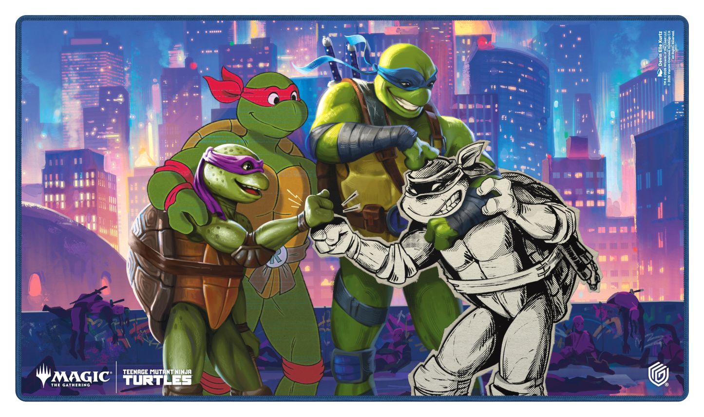 CardboardCrack - Playmat: MTG- Teenage Mutant Ninja Turtles (various artwork)