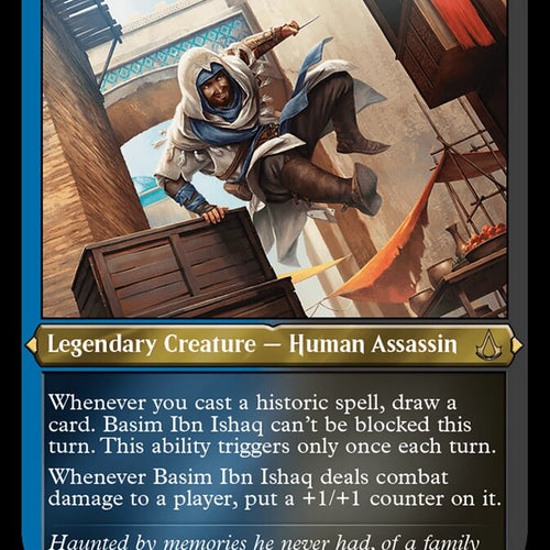 CardboardCrack - Basim Ibn Ishaq (Foil Etched) - Universes Beyond: Assassin's Creed (ACR)