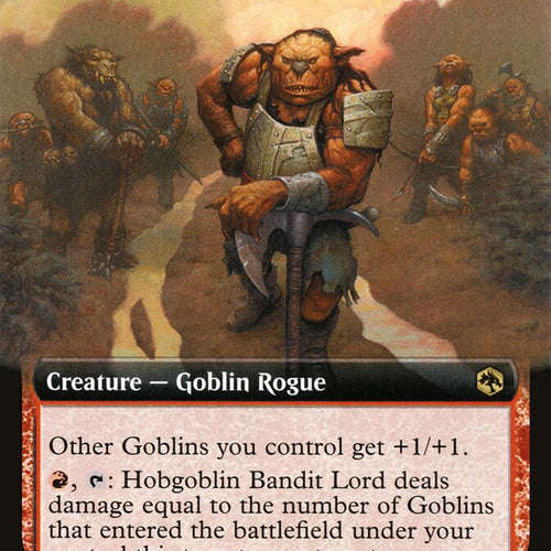 CardboardCrack - Hobgoblin Bandit Lord (Extended Art) - Adventures in the Forgotten Realms (AFR)