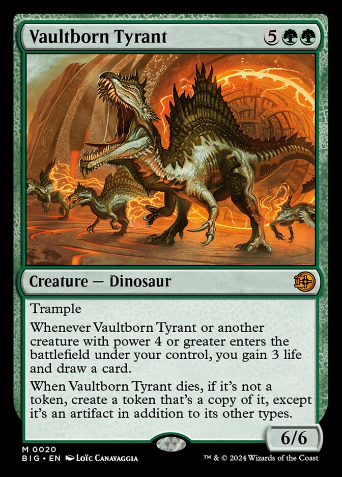 CardboardCrack - Vaultborn Tyrant - Outlaws of Thunder Junction: The Big Score (BIG)