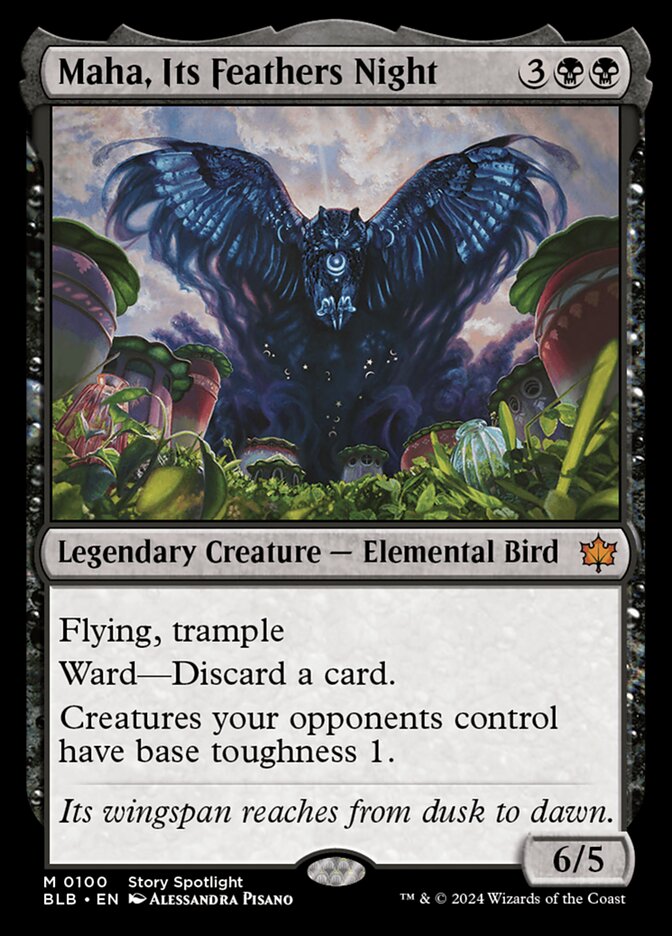 CardboardCrack - Maha, Its Feathers Night - Bloomburrow (BLB)