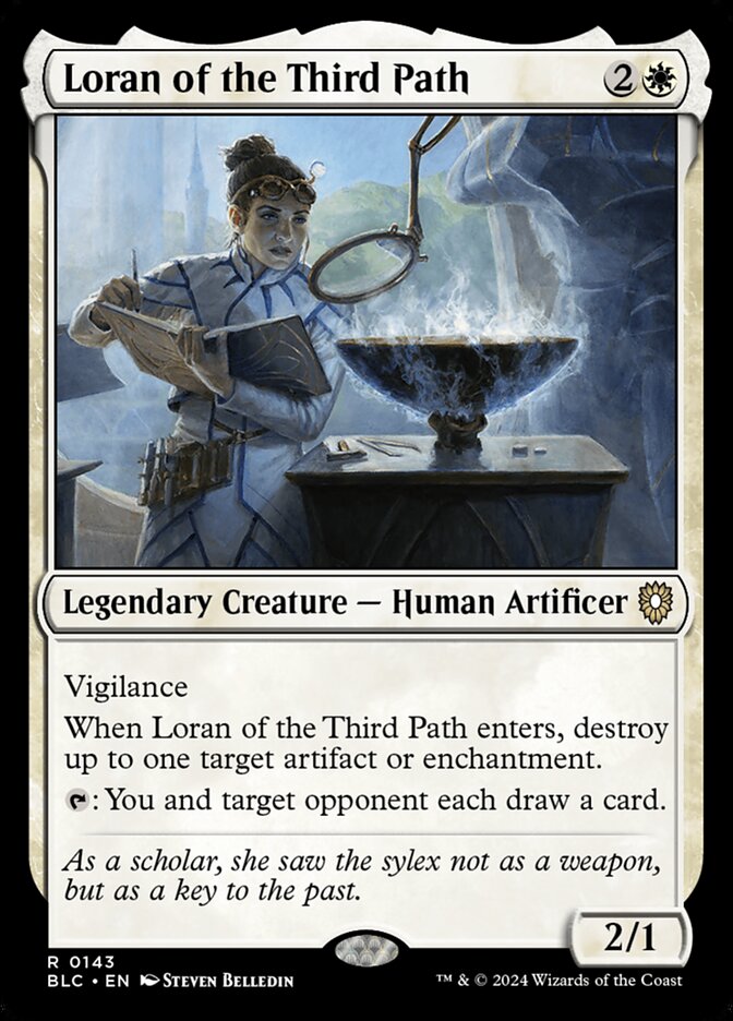 CardboardCrack - Loran of the Third Path - Commander: Bloomburrow (BLC)
