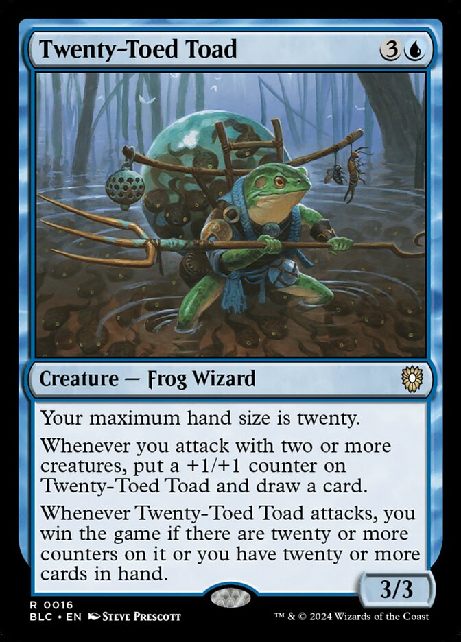 CardboardCrack - Twenty-Toed Toad - Commander: Bloomburrow (BLC)
