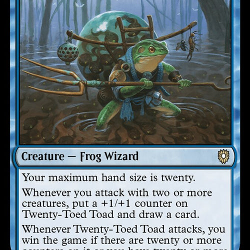 CardboardCrack - Twenty-Toed Toad - Commander: Bloomburrow (BLC)