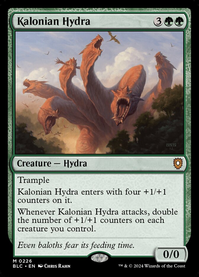 CardboardCrack - Kalonian Hydra - Commander: Bloomburrow (BLC)