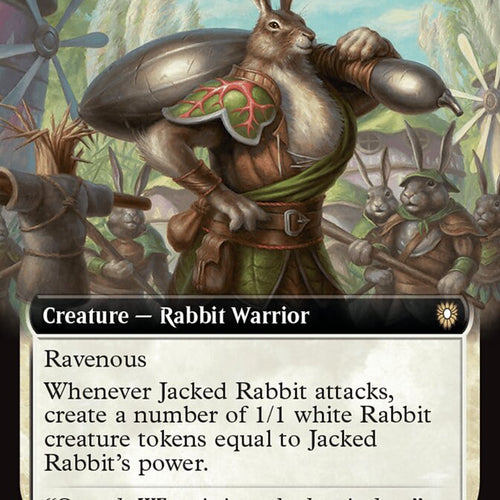 CardboardCrack - Jacked Rabbit (Extended Art) - Commander: Bloomburrow (BLC)