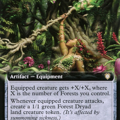 CardboardCrack - Staff of Titania (Extended Art) - Commander: The Brothers' War (BRC)