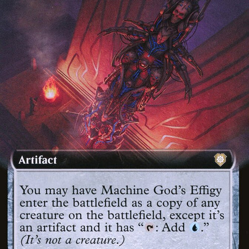 CardboardCrack - Machine God's Effigy (Extended Art) - Commander: The Brothers' War (BRC)