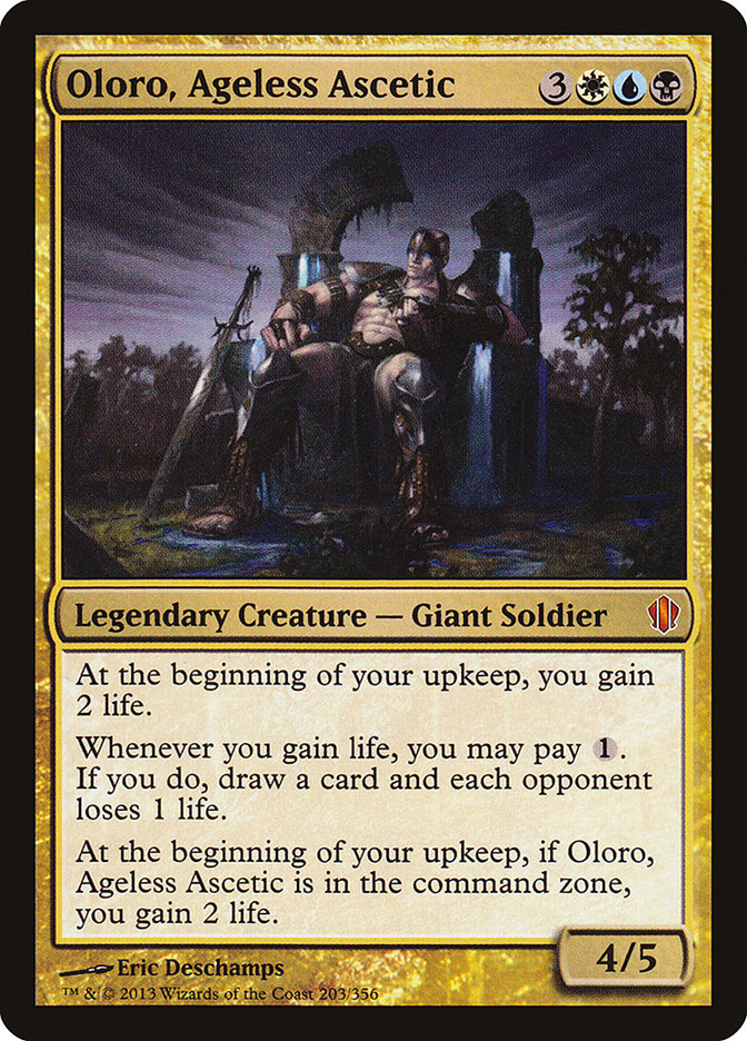 CardboardCrack - Oloro, Ageless Ascetic - Commander 2013 (C13)