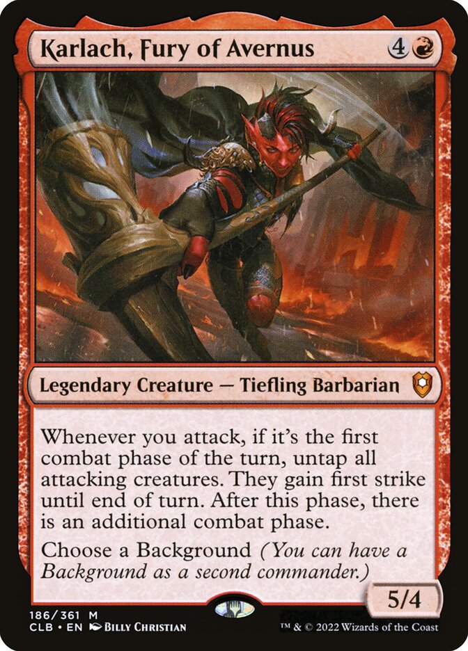 CardboardCrack - Karlach, Fury of Avernus - Commander Legends: Battle for Baldur's Gate (CLB) - FOIL