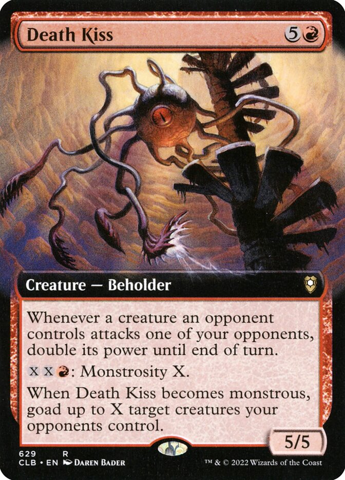 CardboardCrack - Death Kiss (Extended Art) - Commander Legends: Battle for Baldur's Gate (CLB)