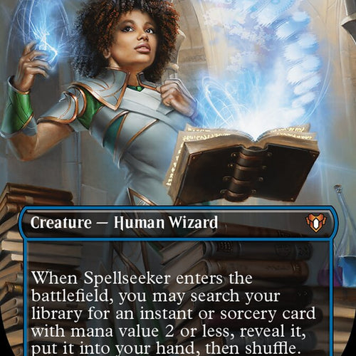 CardboardCrack - Spellseeker (Borderless) - Commander Masters (CMM) - FOIL