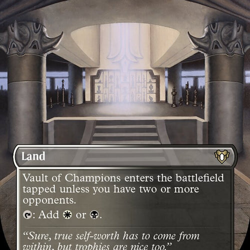 CardboardCrack - Vault of Champions (Borderless) - Commander Masters (CMM) - FOIL