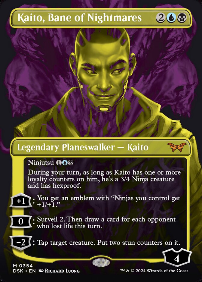 CardboardCrack - Kaito, Bane of Nightmares (Showcase) - Duskmourn: House of Horror (DSK)