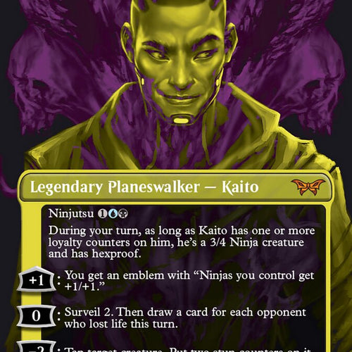 CardboardCrack - Kaito, Bane of Nightmares (Showcase) - Duskmourn: House of Horror (DSK)