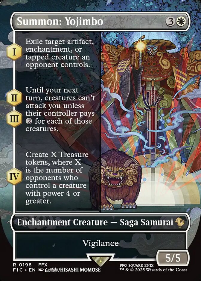 CardboardCrack - Summon: Yojimbo (Borderless) - Commander: FINAL FANTASY (FIC)