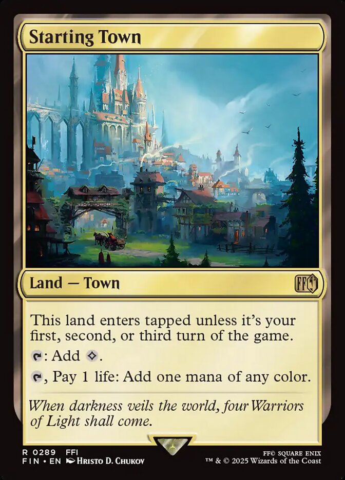 CardboardCrack - Starting Town - FINAL FANTASY (FIN) - FOIL