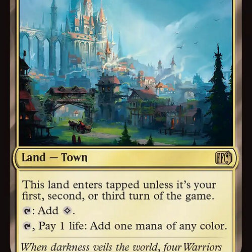 CardboardCrack - Starting Town - FINAL FANTASY (FIN) - FOIL