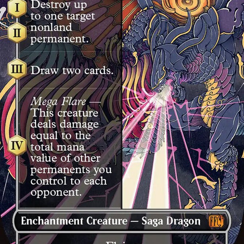 CardboardCrack - Summon: Bahamut (Borderless) - FINAL FANTASY (FIN)