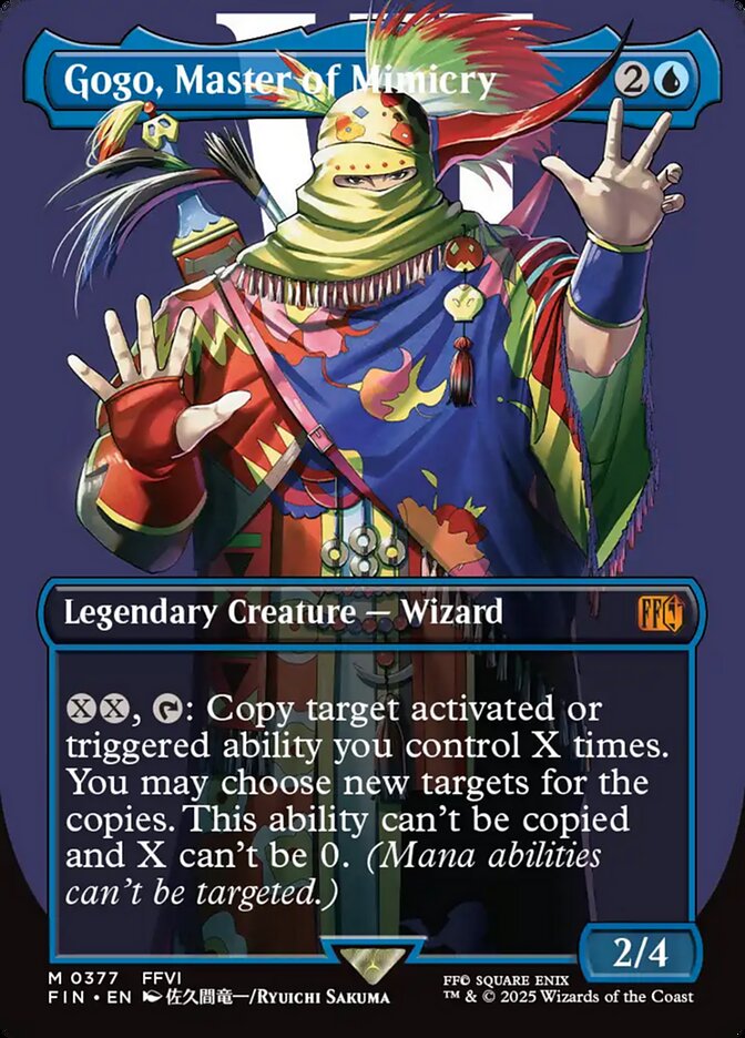 CardboardCrack - Gogo, Master of Mimicry (Borderless) - FINAL FANTASY (FIN) - FOIL