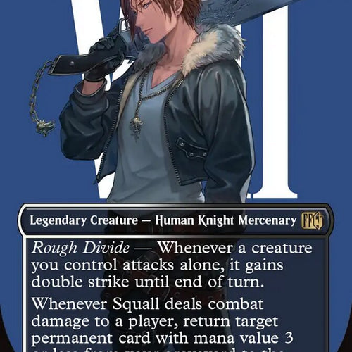 CardboardCrack - Squall, SeeD Mercenary (Borderless) - FINAL FANTASY (FIN)