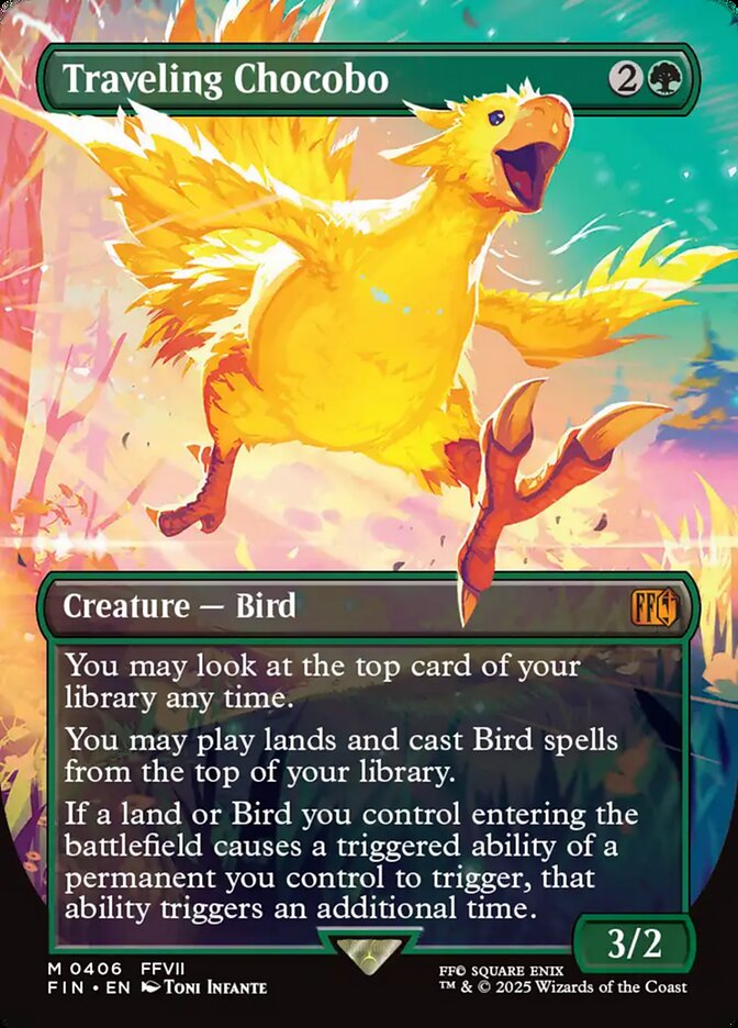 CardboardCrack - Traveling Chocobo (Borderless) - FINAL FANTASY (FIN)