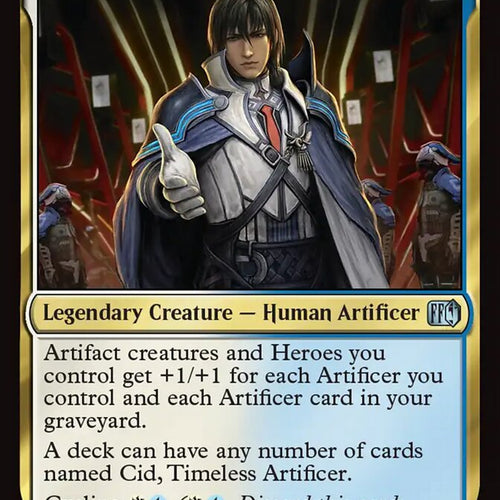 CardboardCrack - Cid, Timeless Artificer (0418) - FINAL FANTASY (FIN) - FOIL