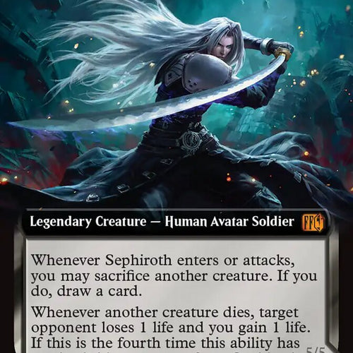 CardboardCrack - Sephiroth, Fabled SOLDIER (Extended Art) - FINAL FANTASY (FIN)